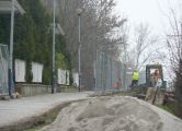 Prace przy budowie przystanku tramwajowym na żądanie przy ZUS rozpoczęły się w listopadzie 2014 r.