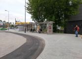 Zakończony remont chodnika przy pętli autobusowej w Borku Fałęckim